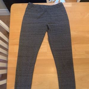 grey full length leggings